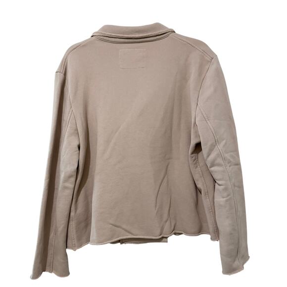 Frank & Eileen Mini Belfast Cropped Sweatshirt Peacoat - Picture 3 of 5